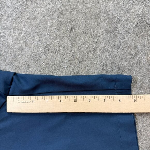 Peter Millar Salem Performance Golf Shorts Men 36 Dark Blue 9" Classic Fit - Picture 14 of 16